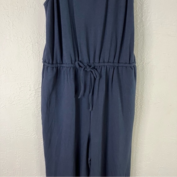 Barefoot Dreams Malibu Collection Luxe Collection Wide Leg Jumpsuit in Indigo - Picture 5 of 13